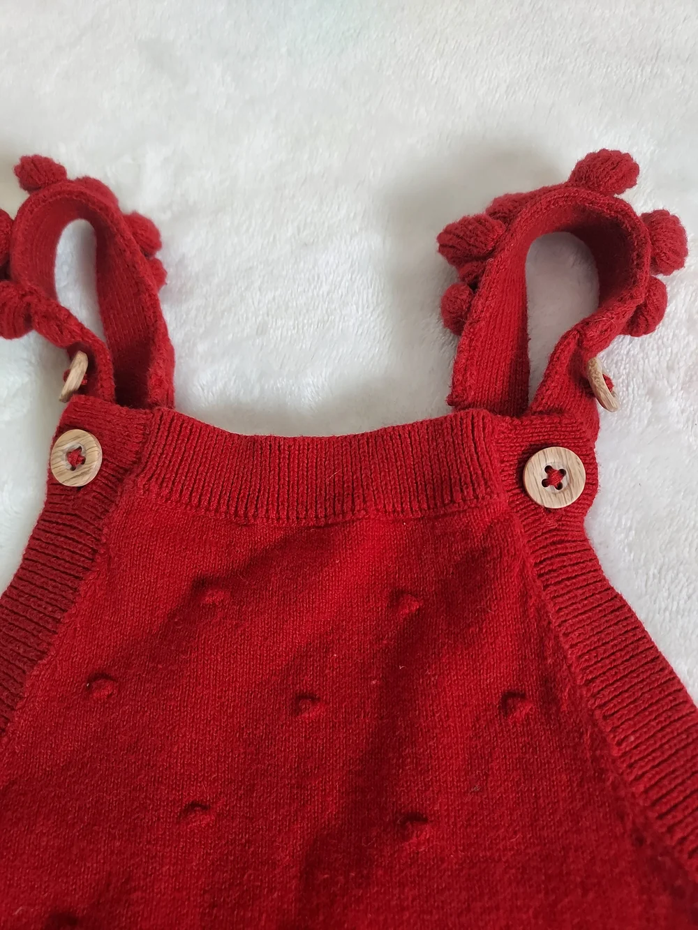 Carter's Red Dot Knit Jumper Dress 24mo Holiday Christmas Pictures Casual  Party